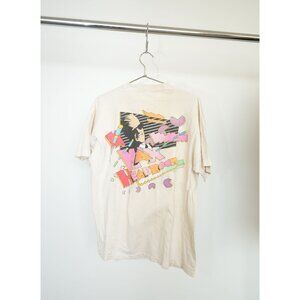 Vintage 90s Village Mews Max Hedroom Graphic Tee Shirt White XL Men's